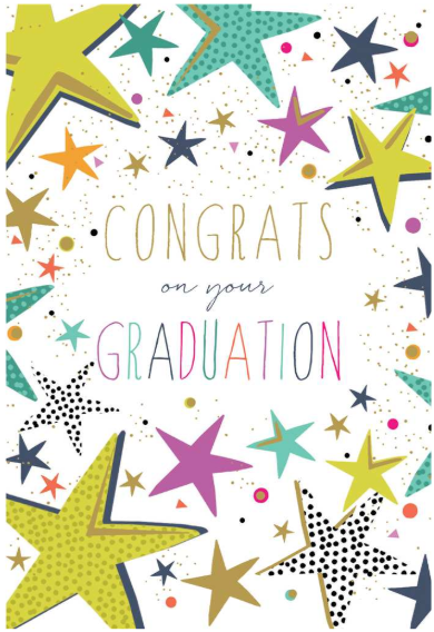 Stars Graduation Card