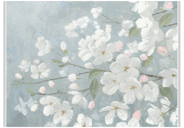 Sympathy Card with Beautiful White Flowers