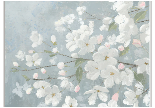 Sympathy Card with Beautiful White Flowers