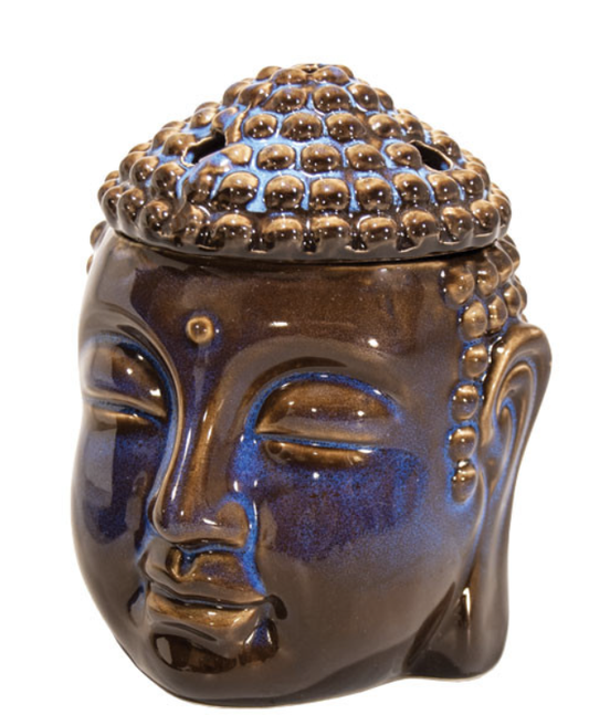 Oil Heater - Buddha Head - Midnight Blue