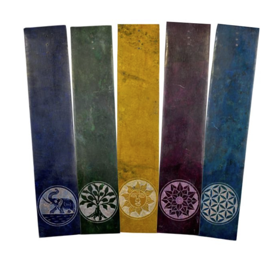Soapstone Flat Incense Holder