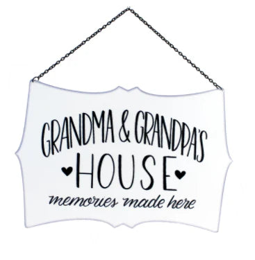 Grandma & Grandpa's House Hanging Sign