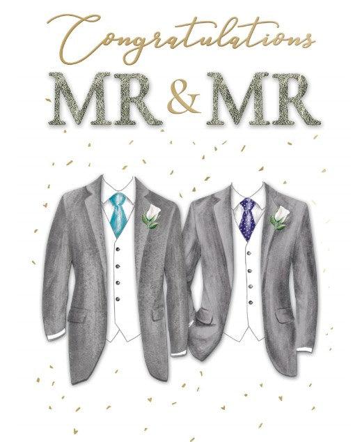 Congratulations Mr and Mr Wedding Card