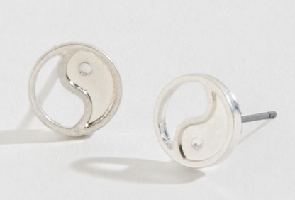 Yin Yang Stud Earrings