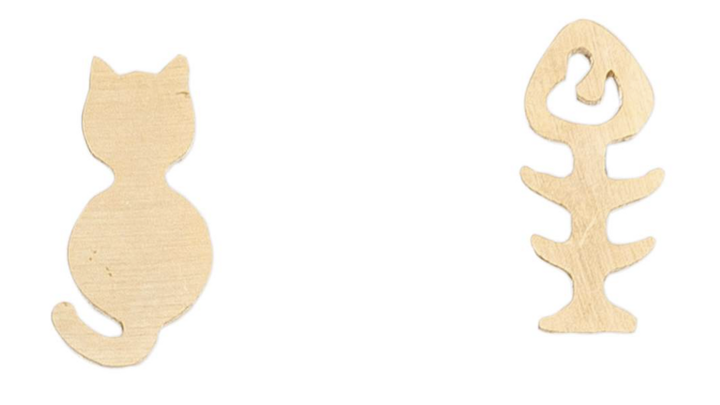 Kitty Stud Buds Earrings