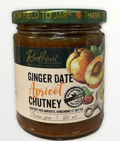 Rootham - Ginger Date Apricot Chutney 250 ml