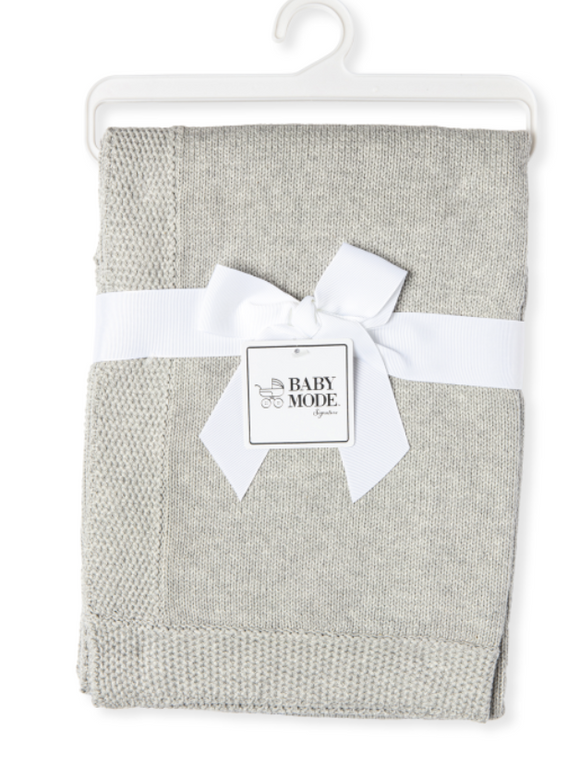Baby Mode Signature Blanket - Grey