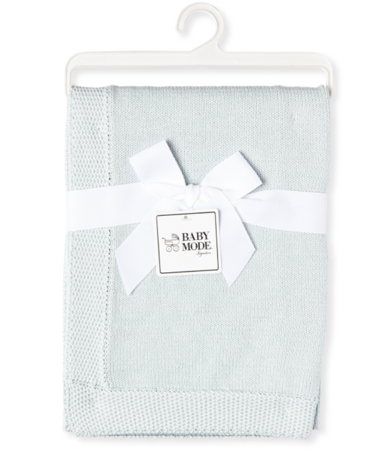 Baby Mode Signature Blanket-blue