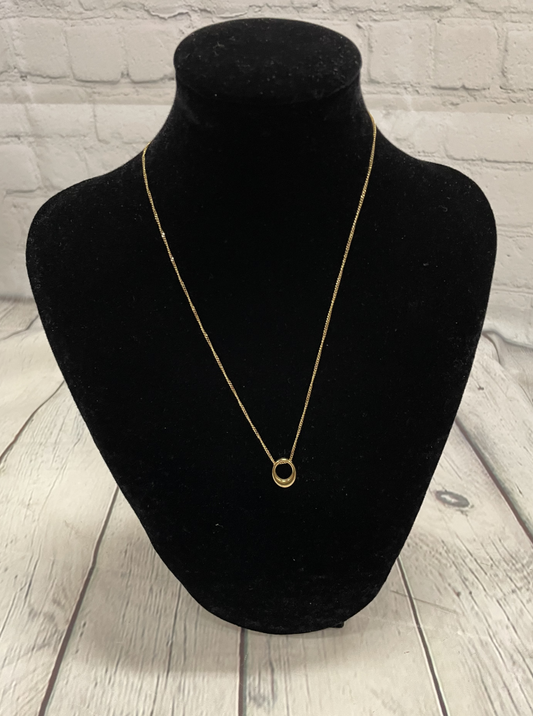 Gold Ring Necklace