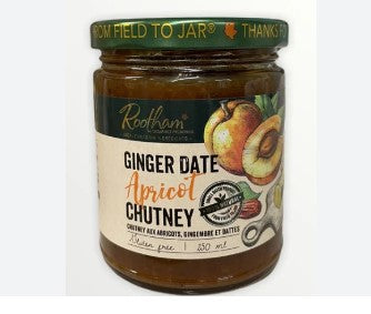 Rootham - Ginger Date Apricot Chutney 250 ml