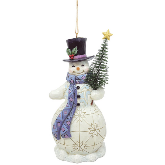 Snowman with Sisal Tree Ornament