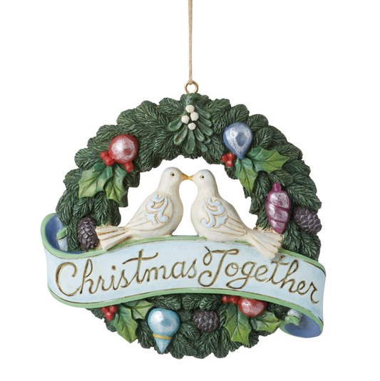 Christmas Together Wreath Ornament