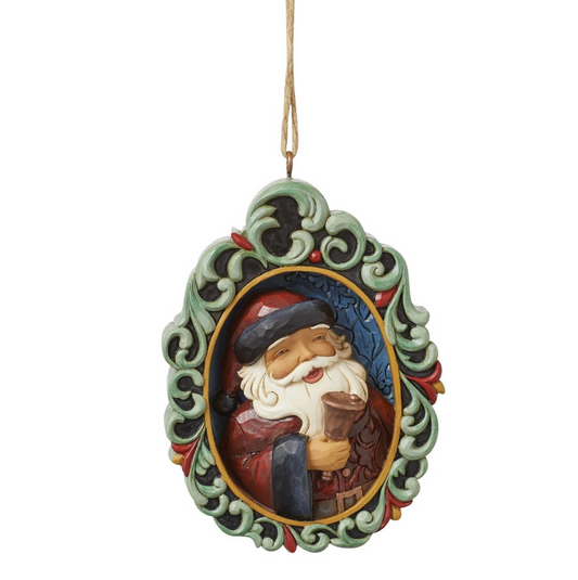 Holiday Manor Santa Ornament