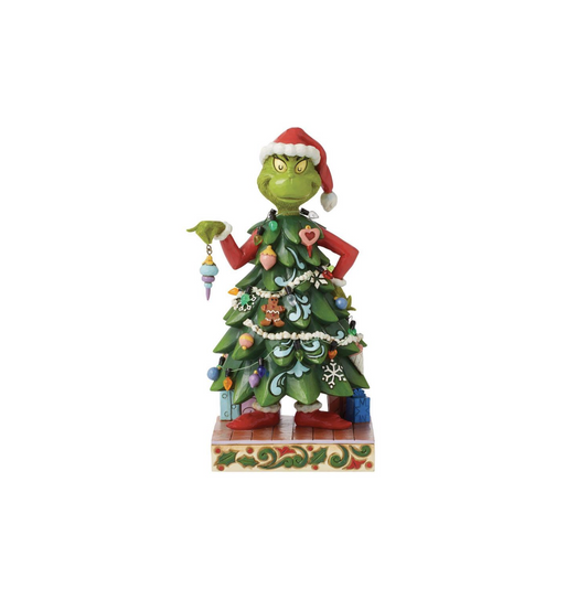 Grinch Dressed as a Tree Figurine