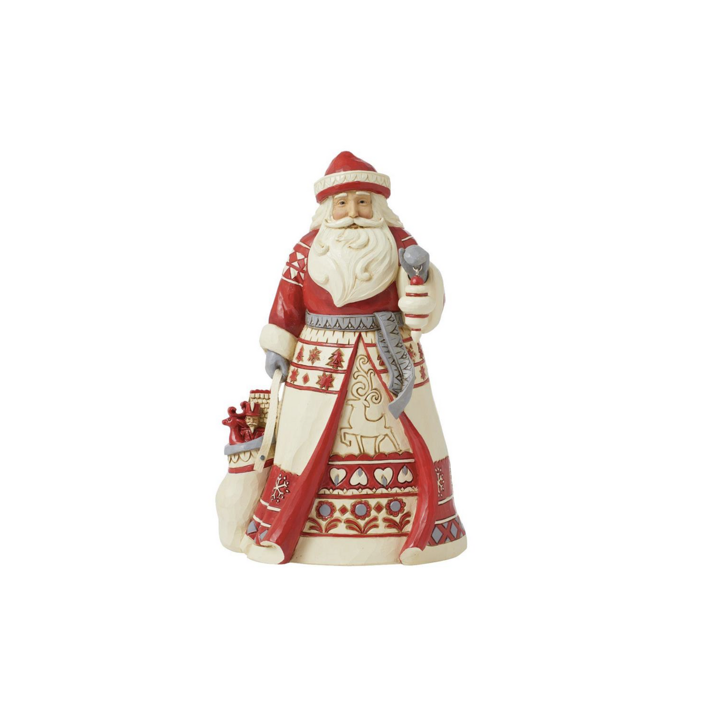 Nordic Noel Santa with Bag Figurine