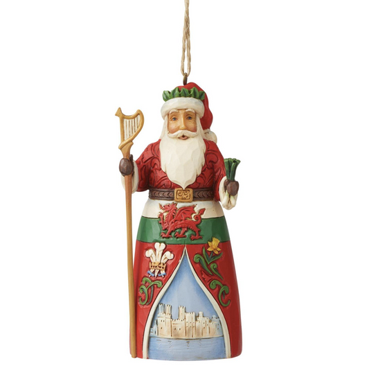 Welsh Santa Ornament