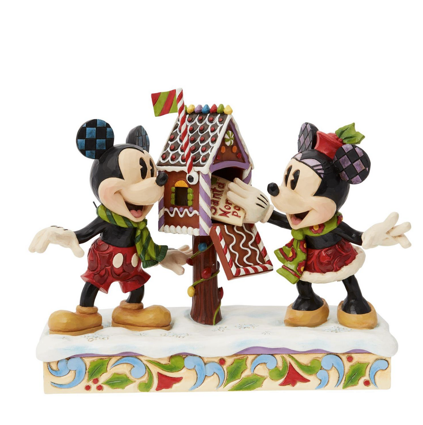 Mickey and Minnie Gingerbread Letters