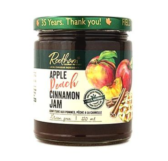 Rootham - Apple Peach Cinnamon Jam 250 ml