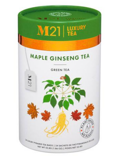 M21 - Ginseng Maple Green Tea-24 Teabags