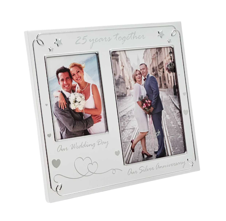 25 Years Together Anniversary Frame