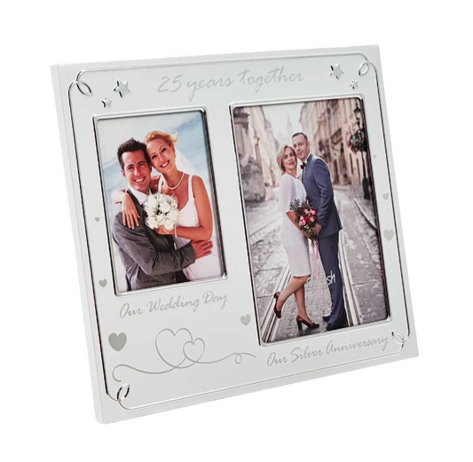 25 Years Together Anniversary Frame