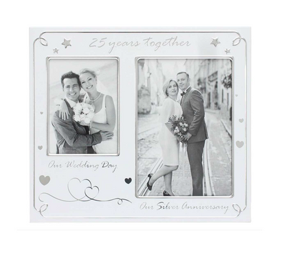 25 Years Together Anniversary Frame