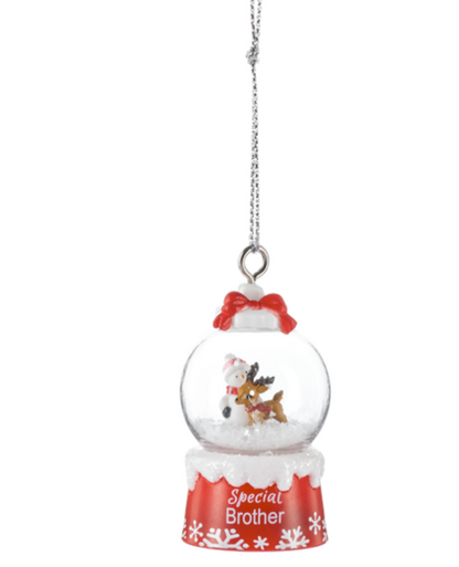 Christmas Globe Ornament - Family Members