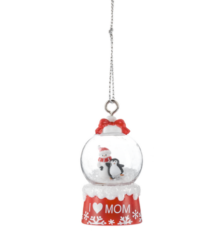 Christmas Globe Ornament - Family Members