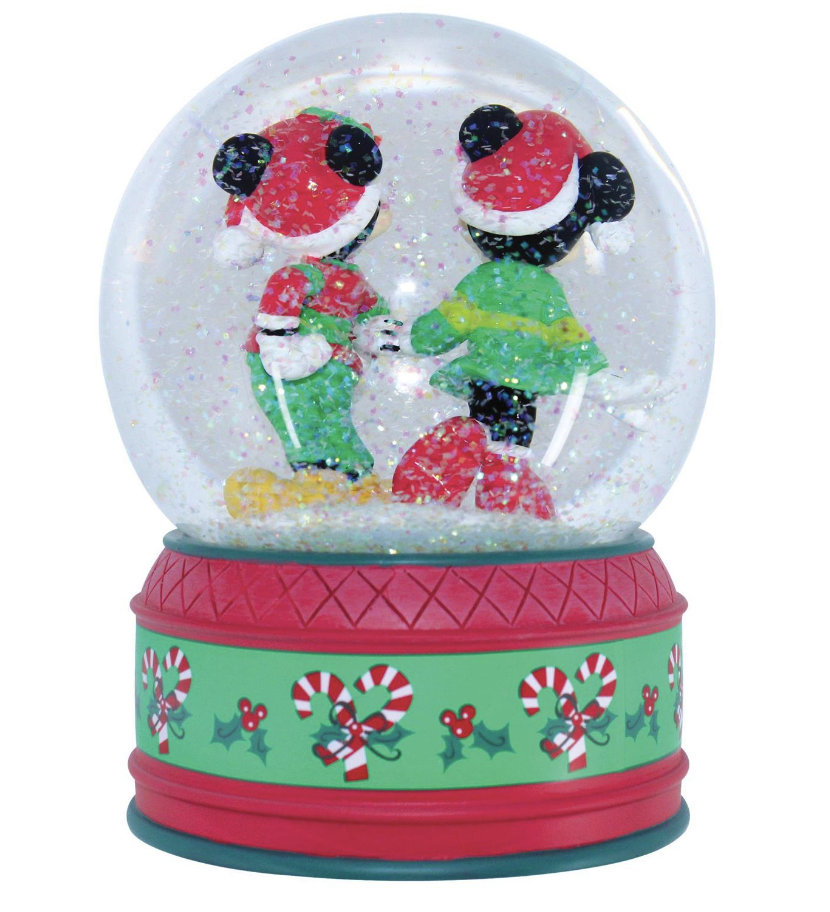 Mickey & Minnie Holiday Water Globe