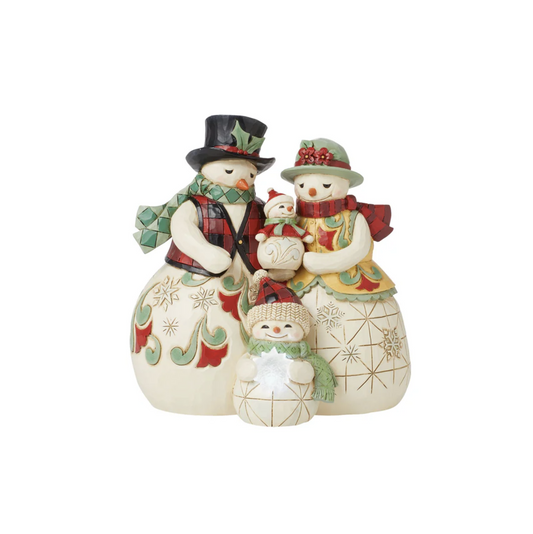 Highland Glen Snowman Family Figurine