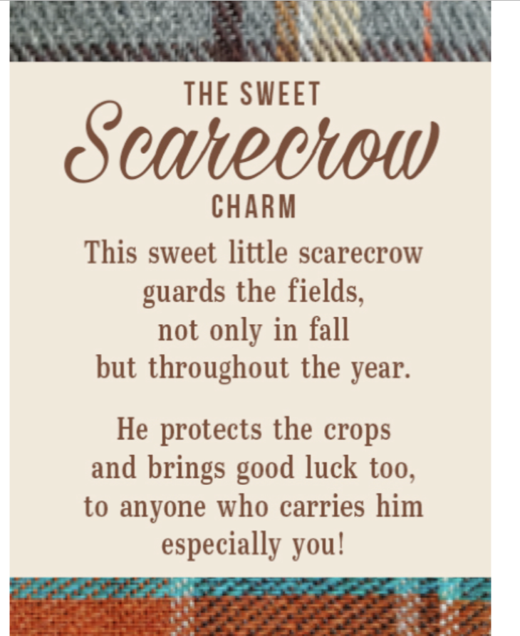 The Sweet Scarecrow Charm