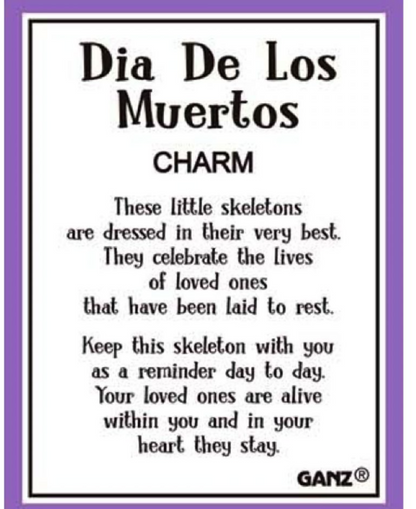 Dia de los Muertos Charm