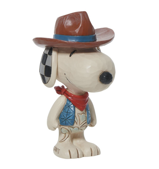 Snoopy Cowboy Mini Figurine