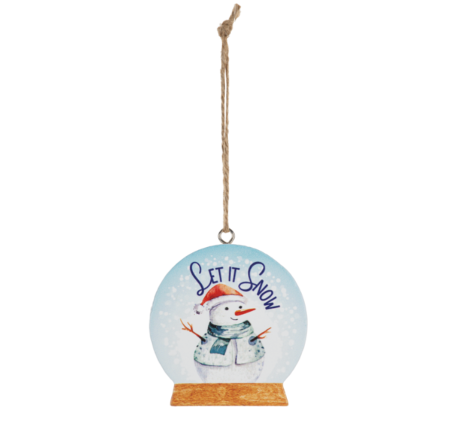 Let It Snow Christmas Ornament