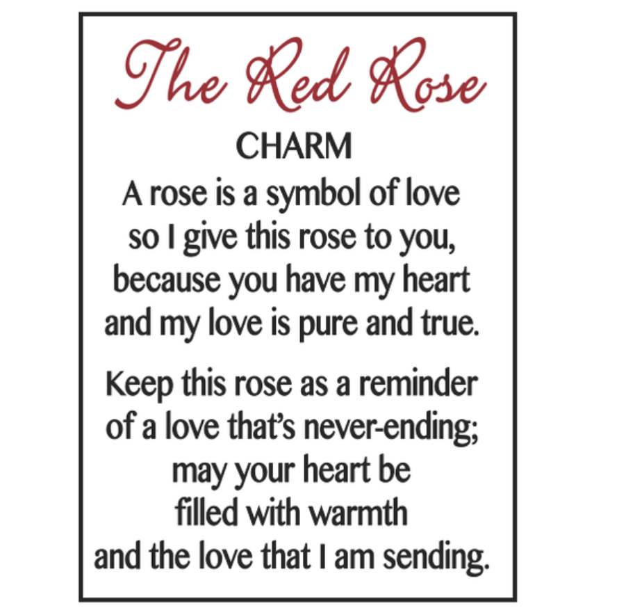 The Red Rose Charm