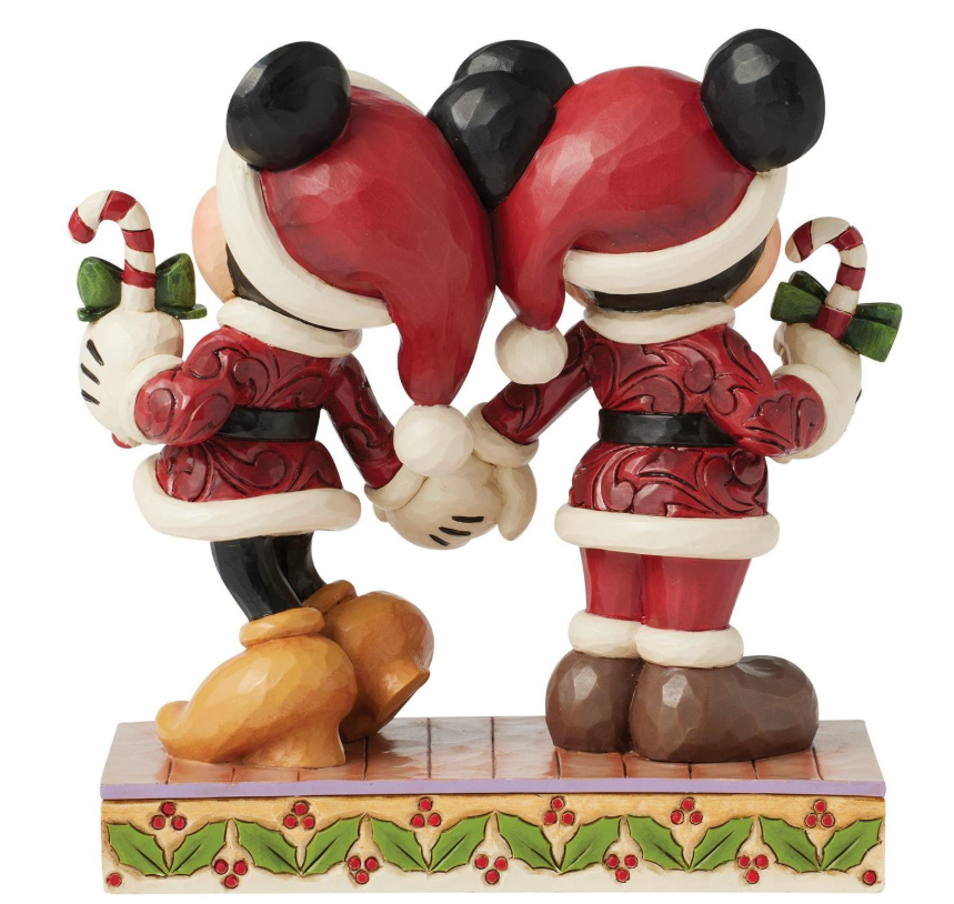 Mickey & Minnie Candy Canes Figurine