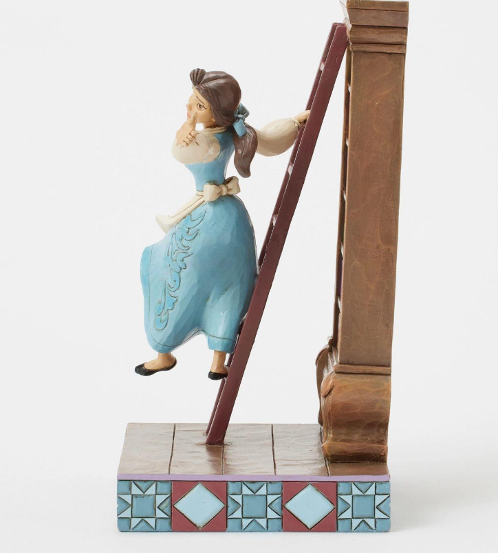 Belle with Bookshelf Figurine
