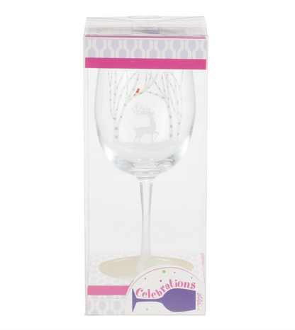 Celebrations Winter Walk Wine Glass