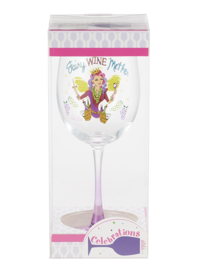 Celebrations Fairy Wine Mother Wine Glass
