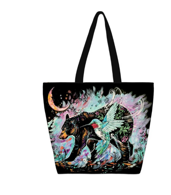 Hummingbear Tote Bag