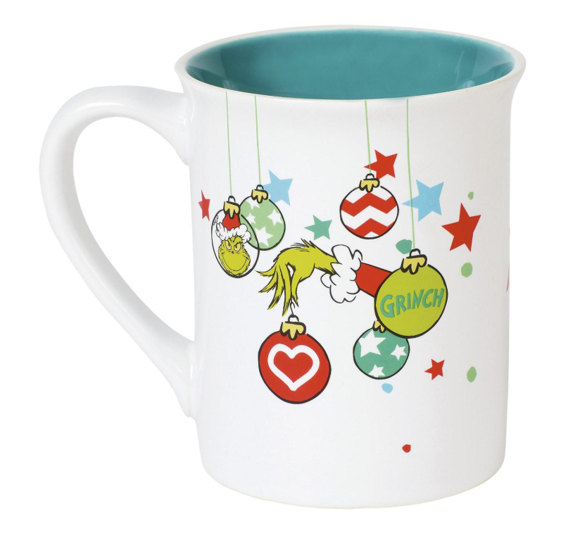 Resting Grinch Face Mug
