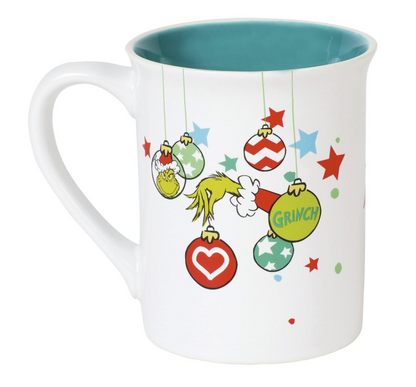 Resting Grinch Face Mug