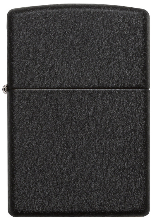 Black Crackle Zippo Lighter