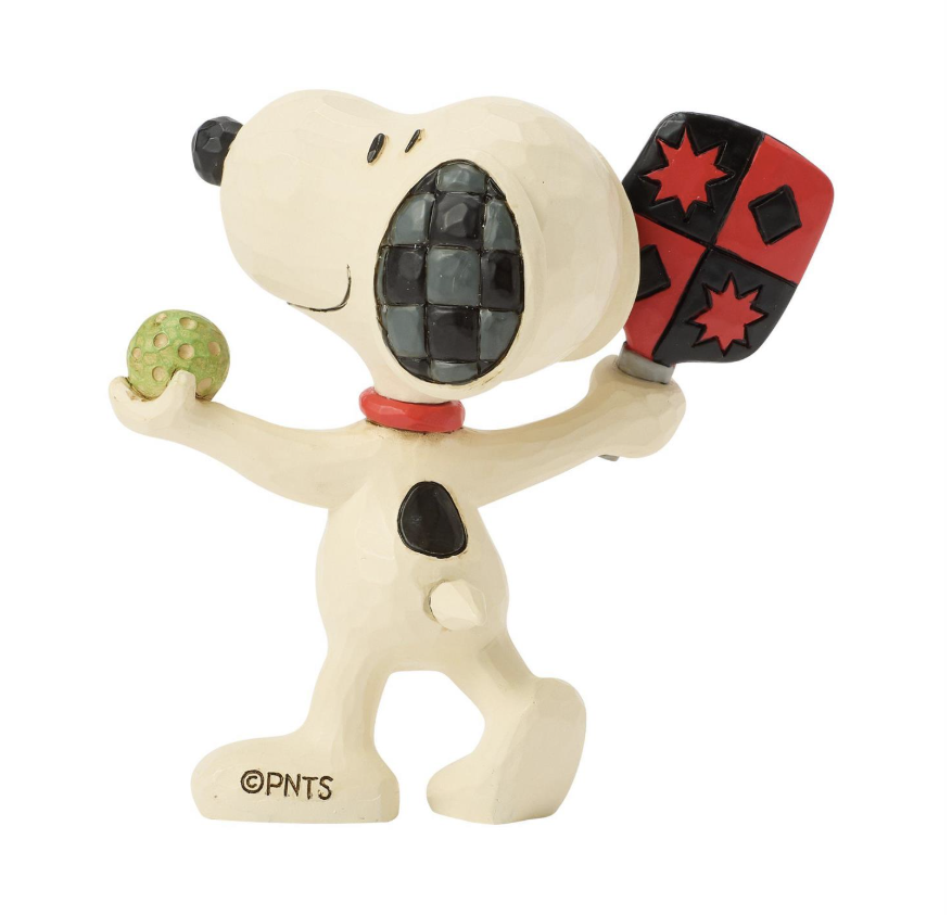 Snoopy Playing Pickleball Mini