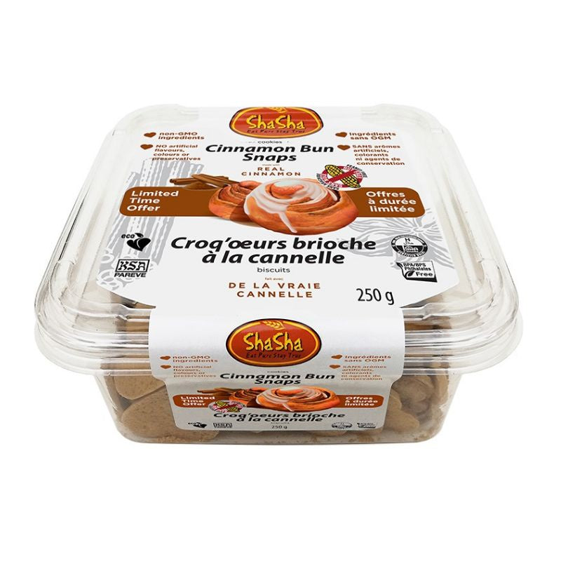 ShaSha Cinnamon Bun Snaps 250g