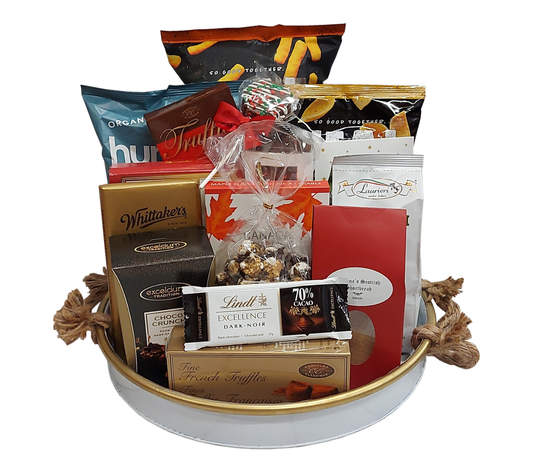 Fa La La Tray Christmas Gift Basket