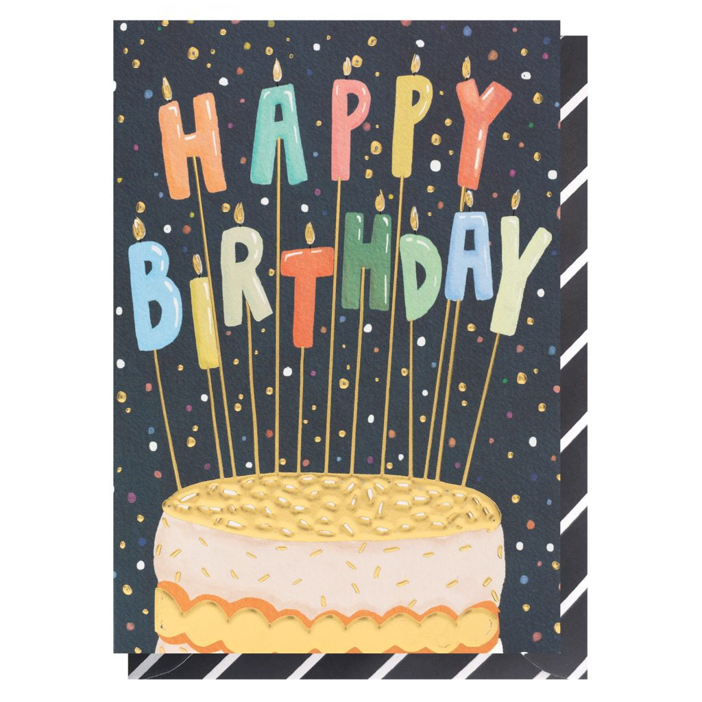 Happy Birthday Cake Card