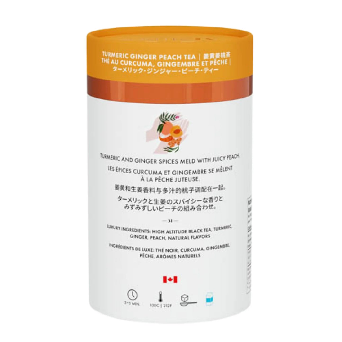 M21 Turmeric Ginger Peach - 24 tbg Paper Can