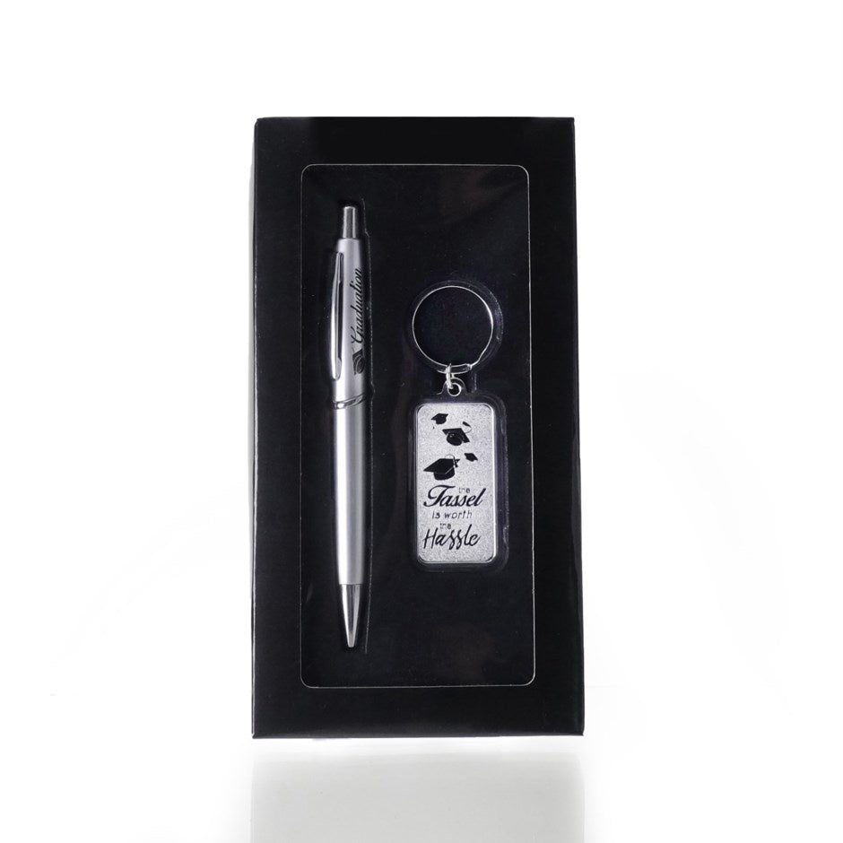 Pen and Keychain Set - Graduation