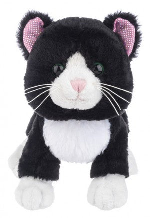 Black and White Cat Webkinz Plush